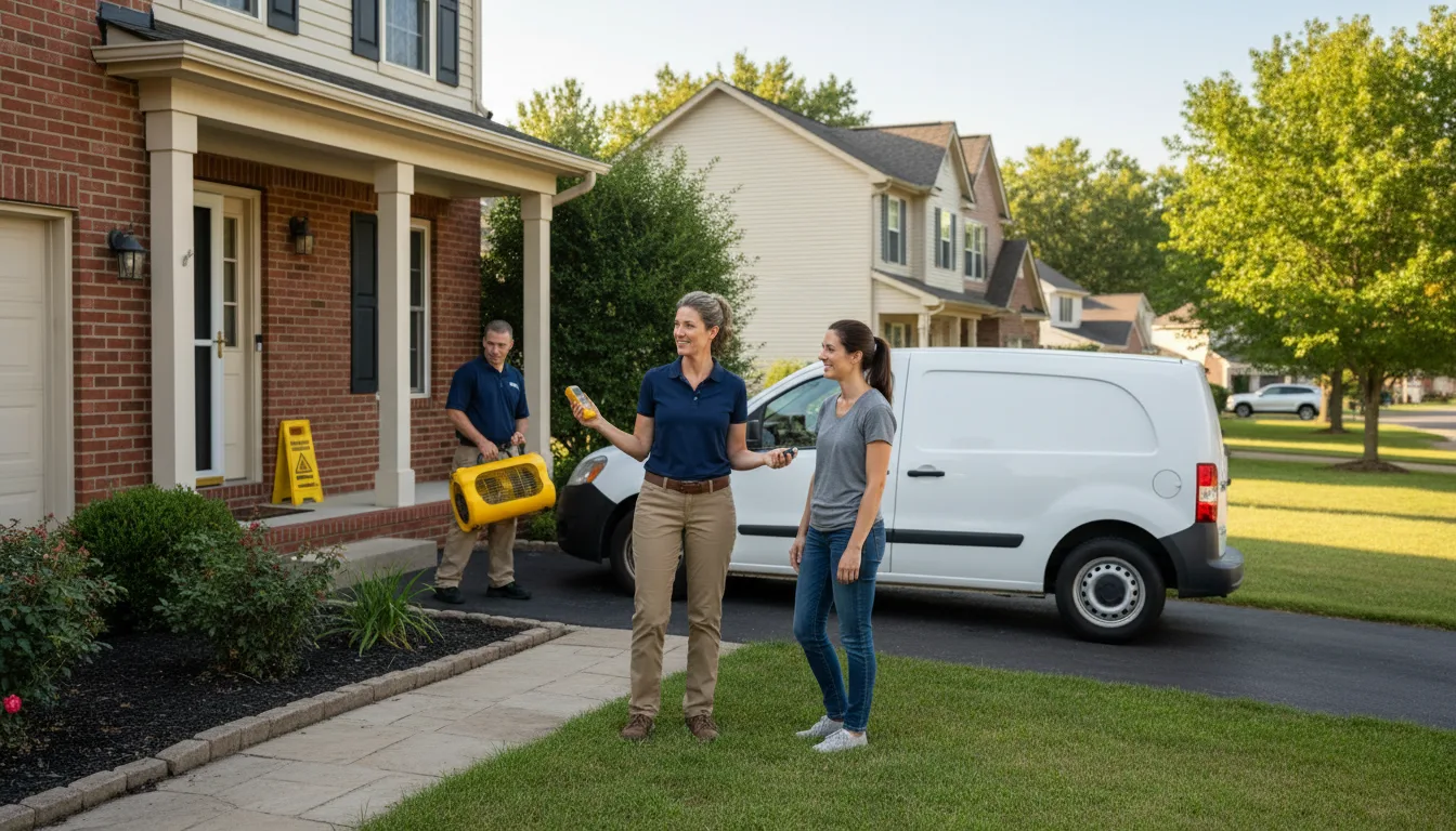 Water restoration image for Water Damage & Restoration Services in Hardwick, GA